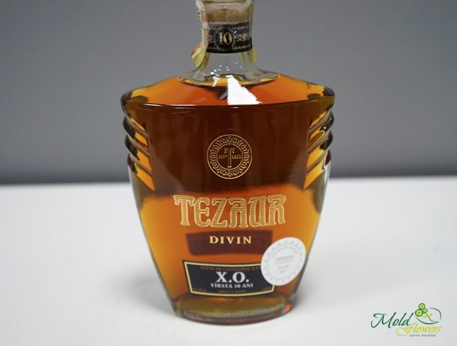 Brandy TEZAUR GOLD XO 10 Years 0.5 L photo
